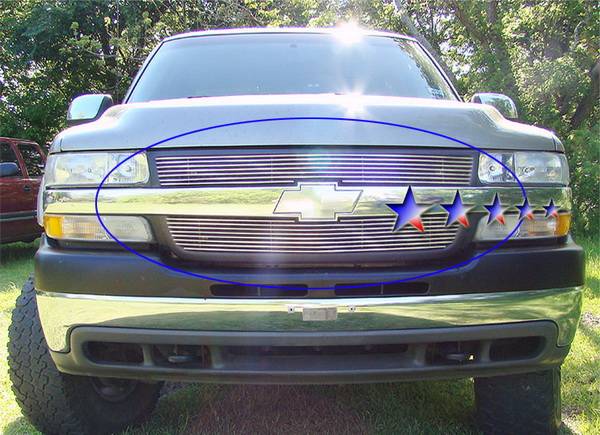 APS - Chevrolet Silverado APS Billet Grille - Upper - Aluminum - C65702A