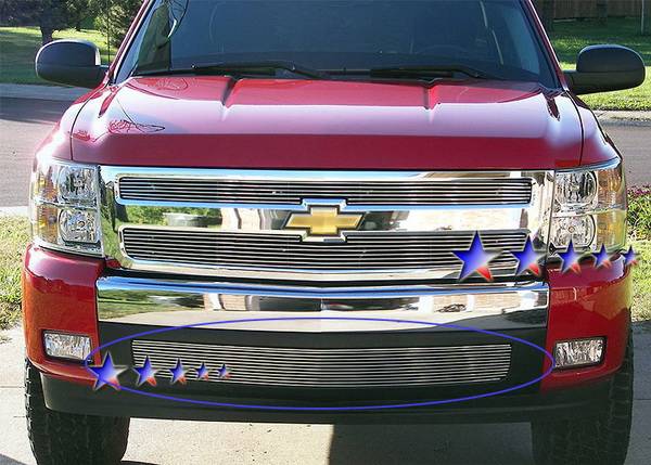 APS - Chevrolet Silverado APS Billet Grille - Bumper - Aluminum - C65767A