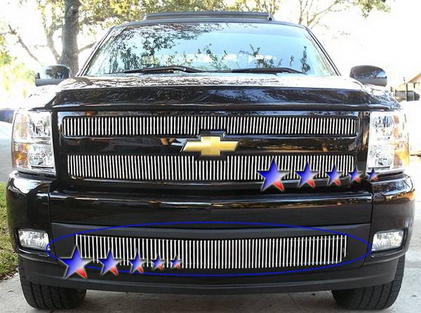 APS - Chevrolet Silverado APS Billet Grille - Bumper - Aluminum - C65767V