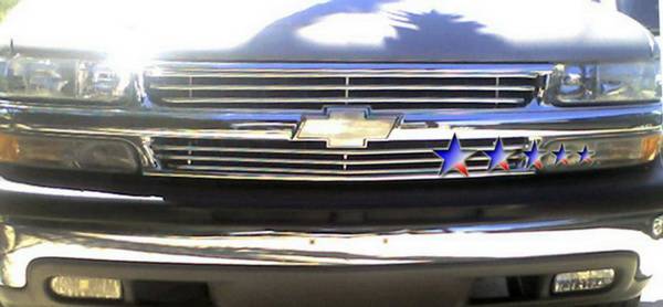 APS - Chevrolet Tahoe APS Tubular Grille - Upper - Stainless Steel - C68300S