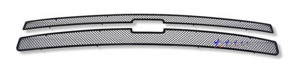 APS - Chevrolet Silverado APS Black Wire Mesh Grille - Upper - Stainless Steel - C75766H