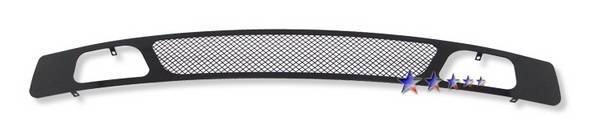 APS - Chevrolet Silverado APS Black Wire Mesh Grille - Bumper - Stainless Steel - C75767H