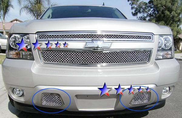 APS - Chevrolet Tahoe APS Wire Mesh Grille - Bumper - Stainless Steel - C76467S
