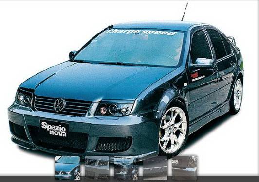 Chargespeed - Volkswagen Jetta Chargespeed Spazio Nova Full Body Kit - 4PC - CS2000FK
