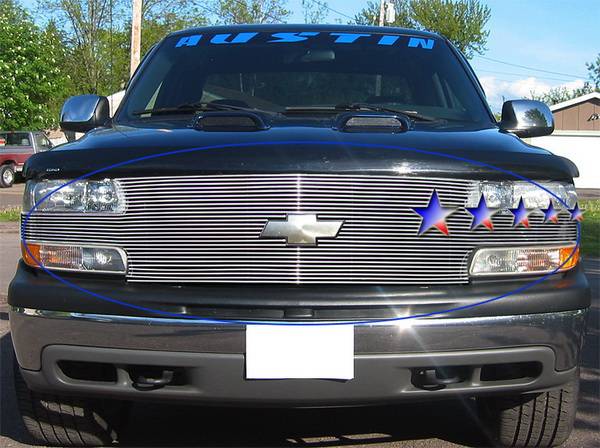 APS - Chevrolet Suburban APS Billet Grille - Full Face - Upper - Aluminum - C85025A