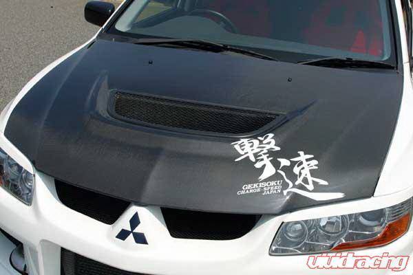 Chargespeed - Mitsubishi Lancer Chargespeed OEM Lightweight Hood - CS424HF