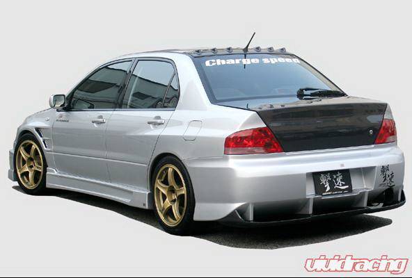 Chargespeed - Mitsubishi Lancer Chargespeed Type-2 Rear Bumper with Diffuser - CS424RB2