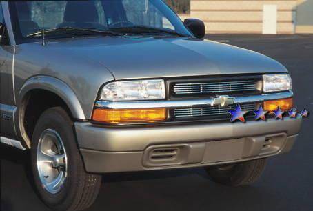 APS - Chevrolet S10 APS Billet Grille - Criss Cross Style - Upper - Stainless Steel - C85043S