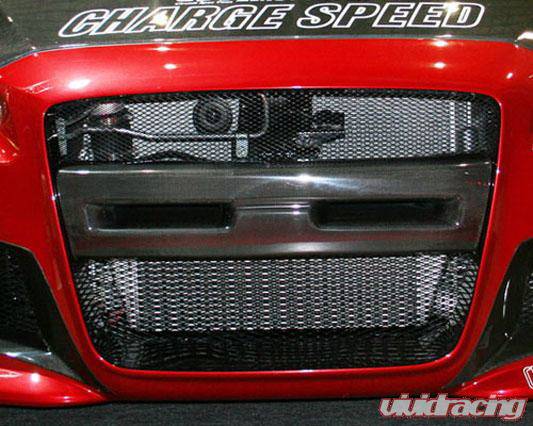 Chargespeed - Mitsubishi Lancer Chargespeed Front Bumper Center Garnish for Type-1 Bumper ONLY - CS427BCGCS