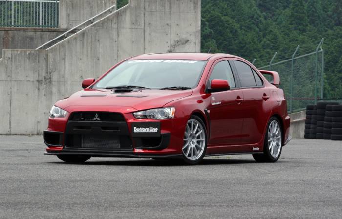 Chargespeed - Mitsubishi Lancer Chargespeed Bottom Line Type-1 Full Lip Kit - 5PC - CS427FLK1F