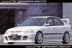 Chargespeed - Honda Civic Chargespeed Front Bumper - CS617FB