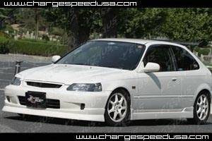 Chargespeed - Honda Civic 2DR & HB Chargespeed Side Skirts - Pair - CS617SS