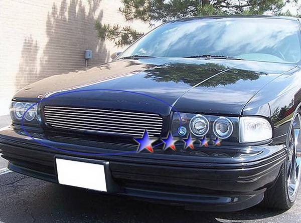 APS - Chevrolet Caprice APS Billet Grille - Upper - Stainless Steel - C86002S