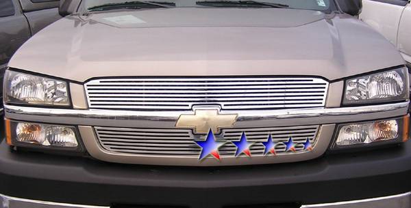 APS - Chevrolet Silverado APS CNC Grille - Upper - Aluminum - C95717A