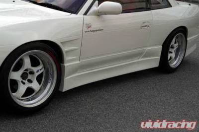 Chargespeed - Nissan 240SX Chargespeed Side Skirt - Pair - CS702SS