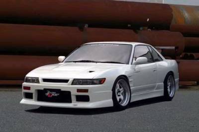 Chargespeed - Nissan 240SX Chargespeed Front End-Non Flip Light Front Bumper - CS703FB
