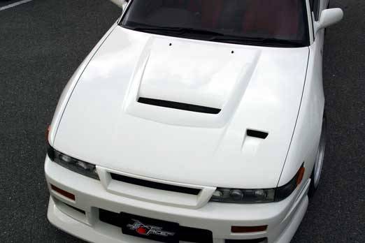 Chargespeed - Nissan 240SX Chargespeed Vented Carbon Hood - CS703HCV