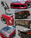 Chargespeed - Nissan 240SX Chargespeed S-14 Conversion to S-15 Wide Body FK with OEM Hood - CS7074FK1