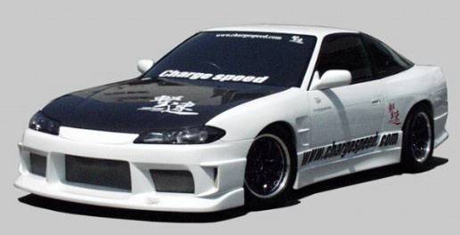 Chargespeed - Nissan 240SX Chargespeed Type-1 Wide Body Full Body Kit - CS707FKW