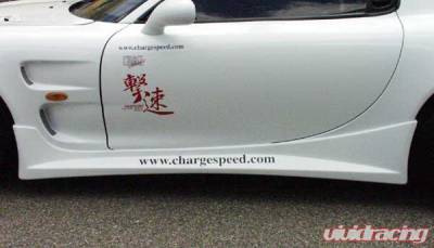 Chargespeed - Mazda RX-7 Chargespeed Wide Body Side Skirts - Pair - CS710SSW