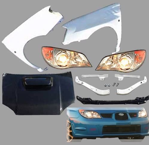 Chargespeed - Subaru Impreza Chargespeed Body Kit Conversion to 2006-2007 Front End - CS975FELK