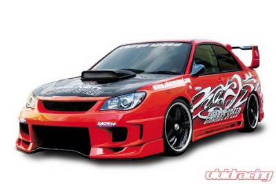 Chargespeed - Subaru Impreza Chargespeed New Eye Type-2 Full Bumper Kit with 3-D Carbon Center - CS975FKD