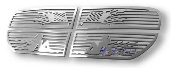 APS - Dodge Magnum APS Symbolic Grille - Upper - Aluminum - D25037B