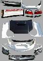 Chargespeed - Subaru Impreza Chargespeed Body Kit Conversion to 2004-2005 Front End with Type-1 Bumper - CS977FELK1