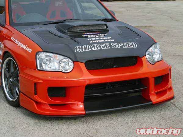 Chargespeed - Subaru Impreza Chargespeed Peanut Eye Type-2 Full Bumper Kit with 3D Carbon Center - CS977FKDA