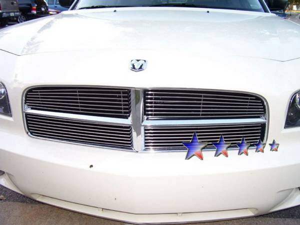 APS - Dodge Charger APS Billet Grille - Upper - Stainless Steel - D66438S