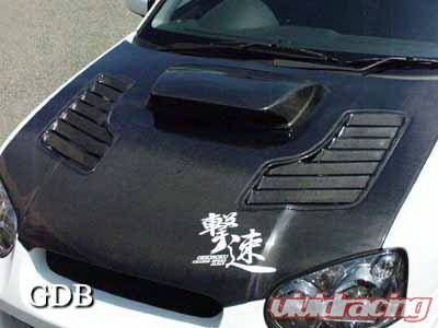 Chargespeed - Subaru WRX Chargespeed Middle Term Vented Hood JDM - CS977HFV