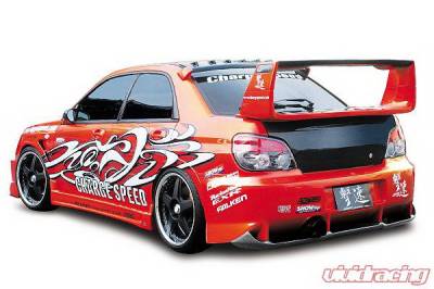 Chargespeed - Subaru Impreza Chargespeed Peanut New Eye Type-2 Rear Bumper with Diffuser - CS977RB2