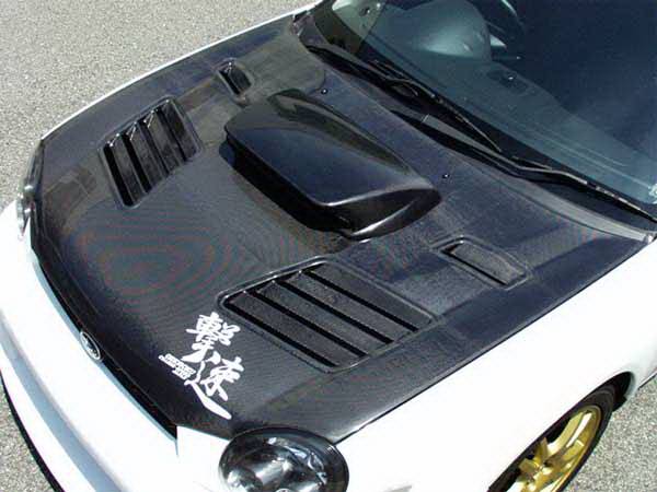 Chargespeed - Subaru WRX Chargespeed Zenki Vented Hood - CS978HCV