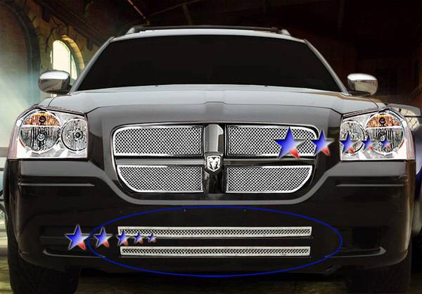 APS - Dodge Magnum APS Wire Mesh Grille - Bumper - Stainless Steel - D75036T