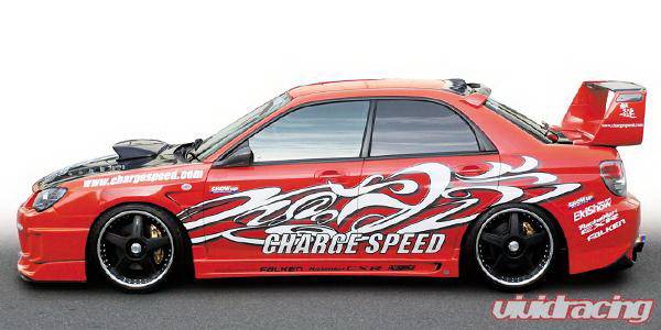 Chargespeed - Subaru Impreza Chargespeed Type-2 Side Skirt - Pair - CS978SS2