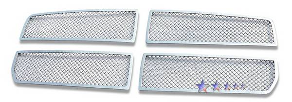 APS - Dodge Dakota APS Wire Mesh Grille - Upper - Stainless Steel - D76471T