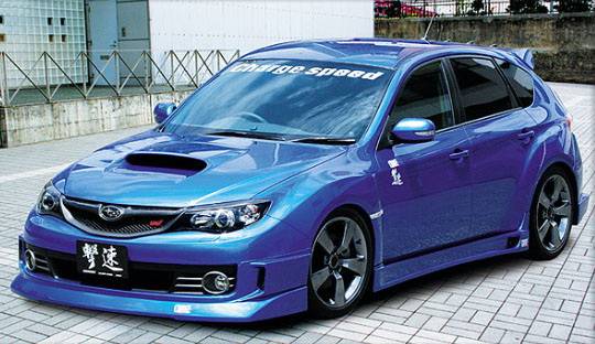 Chargespeed - Subaru WRX Chargespeed Half Type Full Spoiler Kit - 5PC - CS979FLK