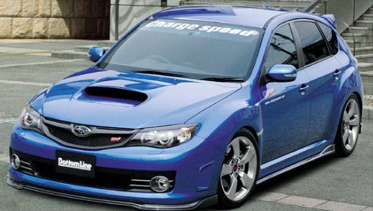 Chargespeed - Subaru WRX Chargespeed Bottom Line Type 2 Carbon Full Lip Kit - 5PC - CS979FLK2C