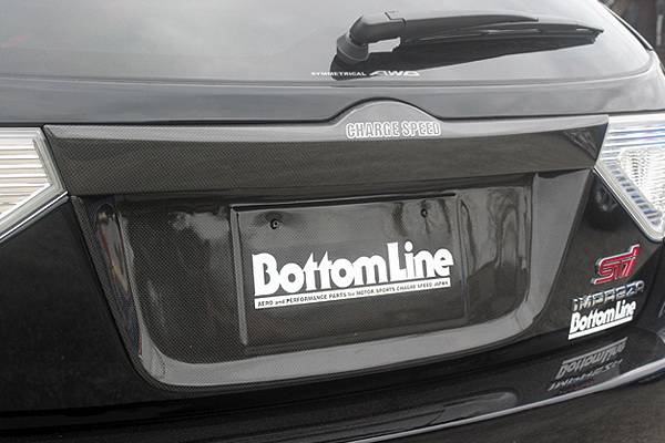 Chargespeed - Subaru WRX Chargespeed License Plate Cowl for OEM Hatch - CS979LPWC