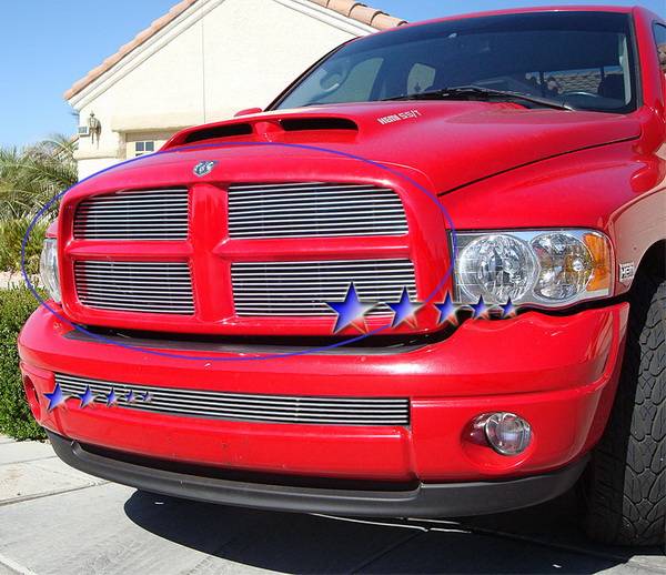 APS - Dodge Ram APS Billet Grille - Upper - Stainless Steel - D85374S