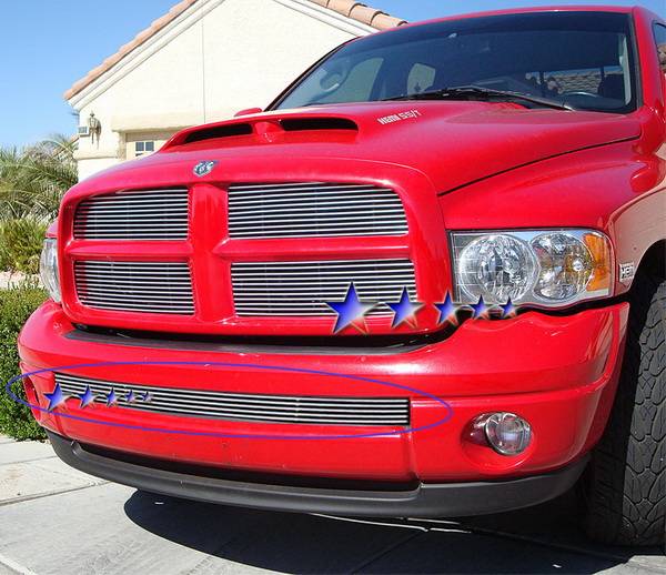 APS - Dodge Ram APS Billet Grille - Bumper - Stainless Steel - D85475S