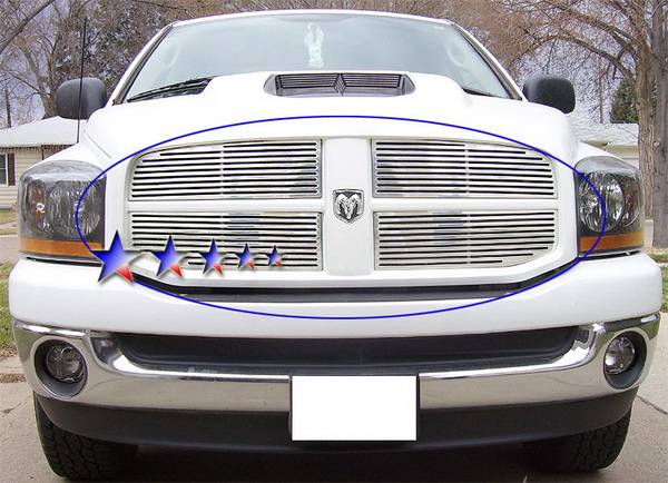 APS - Dodge Ram APS CNC Grille - Upper - Aluminum - D95719A