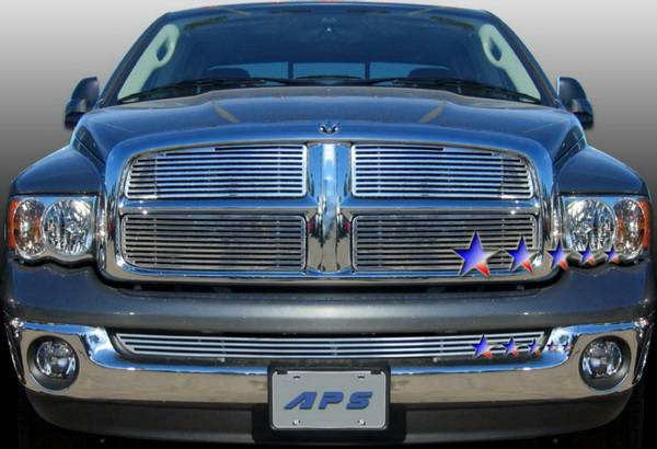 APS - Dodge Ram APS CNC Grille - Upper - Aluminum - D95720A