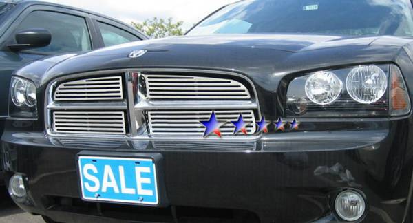 APS - Dodge Charger APS CNC Grille - Upper - Aluminum - D96438A