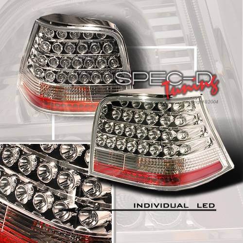 Custom Disco - Volkswagen Golf GTI Custom Disco Gunmetal LED Taillights - DISC