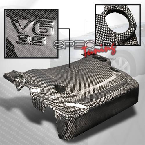 Custom Disco - Nissan 350Z Custom Disco Real Carbon Fiber Engine Cover - EC-350Z03CF-ATW
