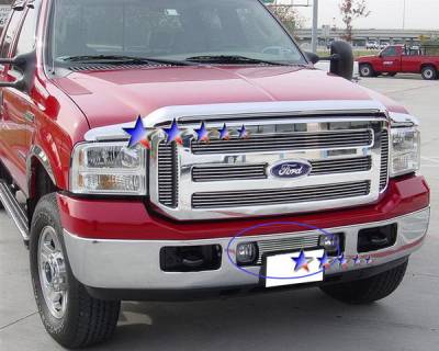 APS - Ford F350 APS Billet Grille - Bumper - Stainless Steel - F65356S