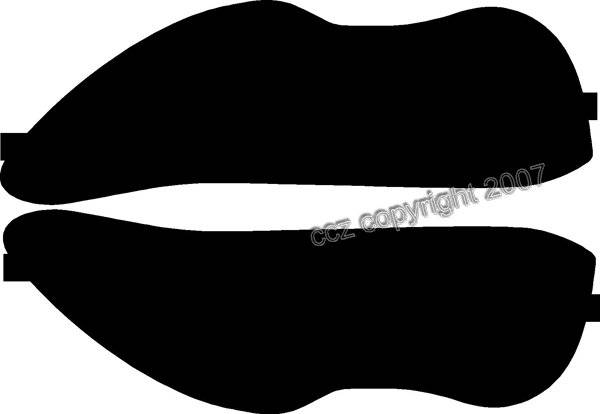 Custom - E66 7 series SMOKED Headlight film