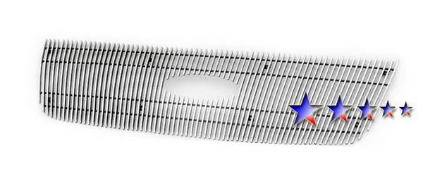 APS - Ford F150 APS Billet Grille - Honeycomb Style with Logo Opening - Upper - Aluminum - F65722V