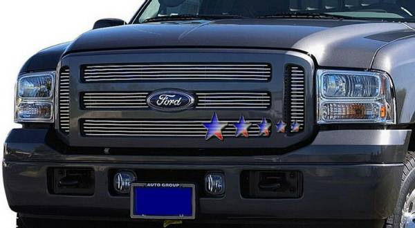 APS - Ford F450 APS Billet Grille - Upper - Aluminum - F65781A